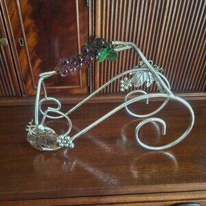 Grape Bottle Holder - Silver